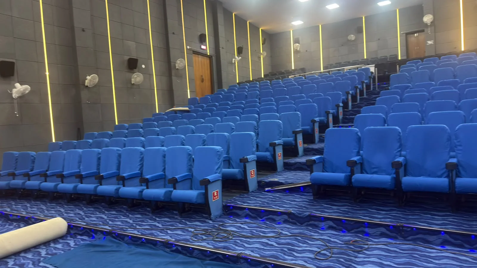 Indian Air Force Auditorium Jodhpur auditorium refurbishment and carpet work
